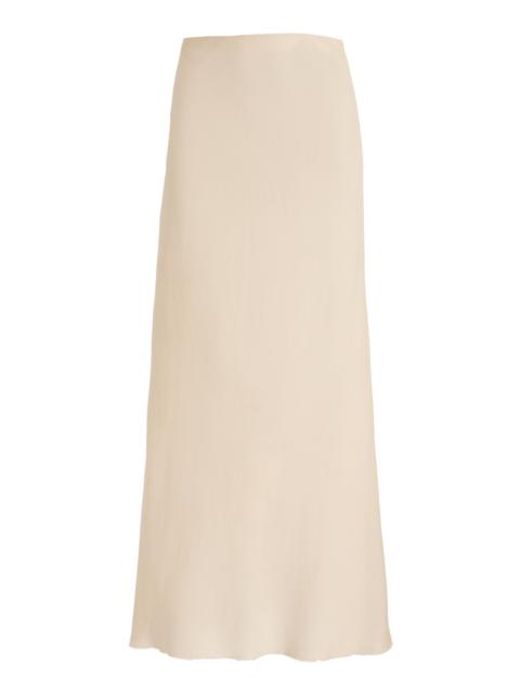 GABRIELA HEARST Belo Wool-Silk Maxi Skirt ivory
