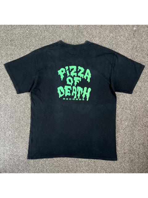 Other Designers Vintage - Vintage Bbq Chicken Pizza Of Death Records Tee