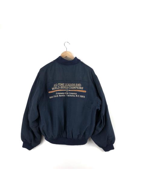 Other Designers Vintage - (A44) Freeways Flight Jacket All Time Leaders And Champion