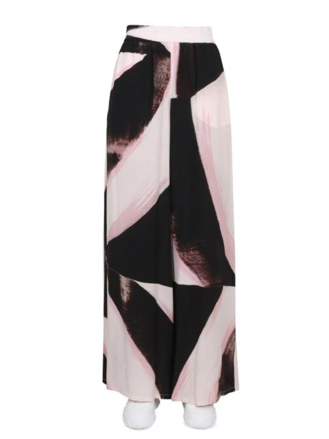 Alexander McQueen Alexander Mcqueen Women Brushstroke Graphic Pants