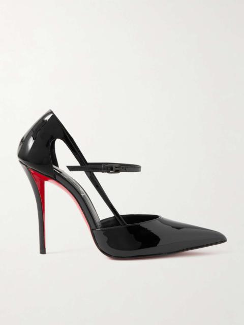 Miss Z 100 patent-leather pumps Black