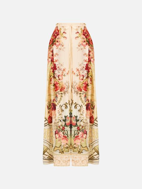 CAMILLA SOFT WIDE LEG PANT WITH TIE DETAIL