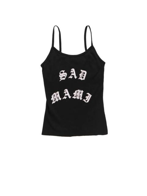 WILLY CHAVARRIA Willy Chavarria Sad Mami Cholita Tank Black