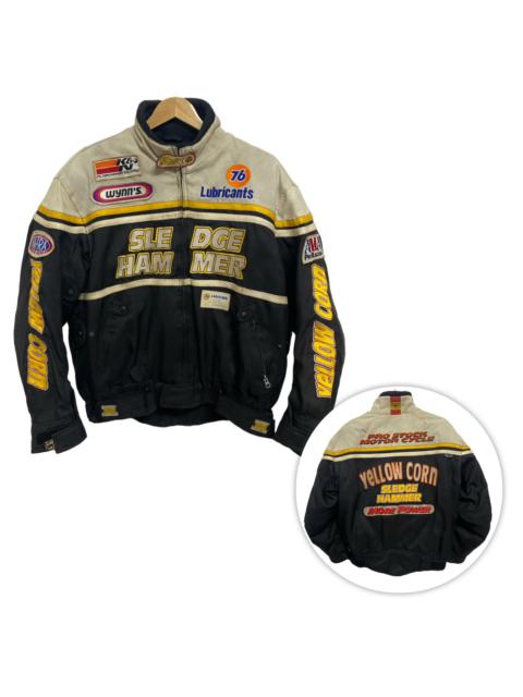Other Designers Sports Specialties - Vintage Yellow Corn Sledge Hammer Motorcycle Jacket