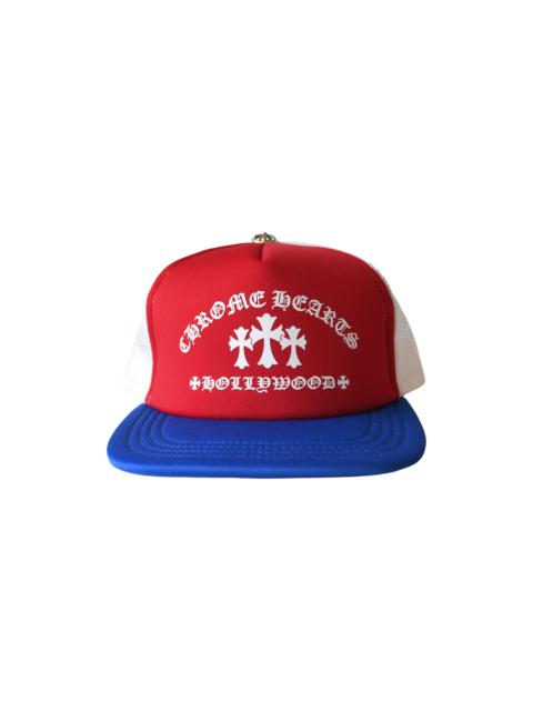 Chrome Hearts Chrome Hearts King Taco "4th of July" Trucker Hat Red White Blue