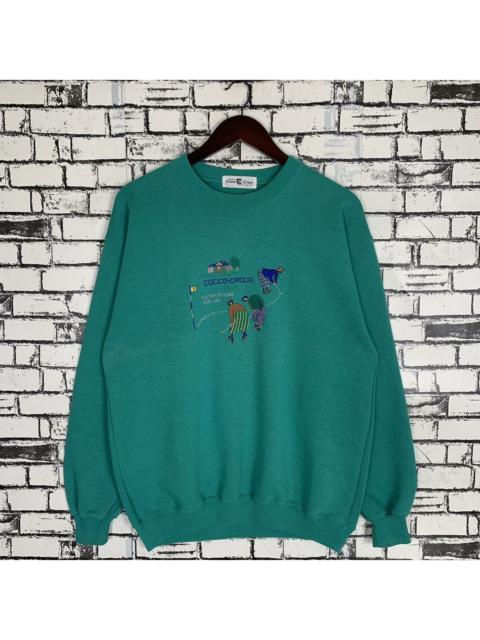 Other Designers Vintage 90s Cocco Croco Designer Embroidered Sweatshirt