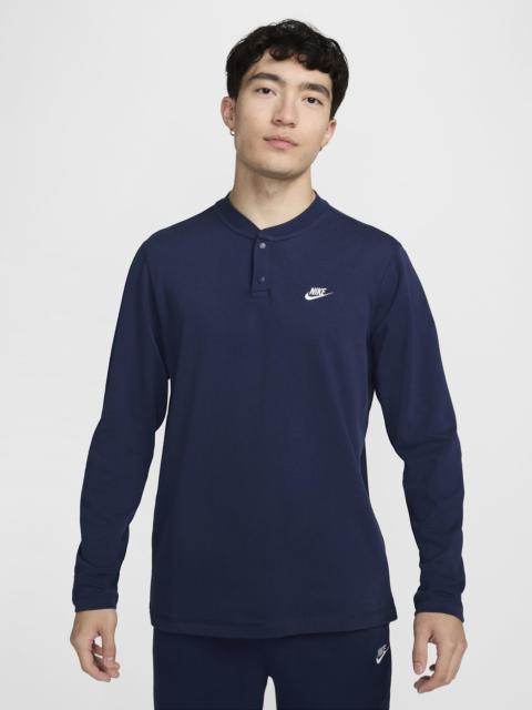 Nike Nike Mens Nike Club LS Henley