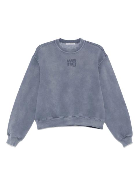 Alexander Wang Logo Puff Print Sweatshirt