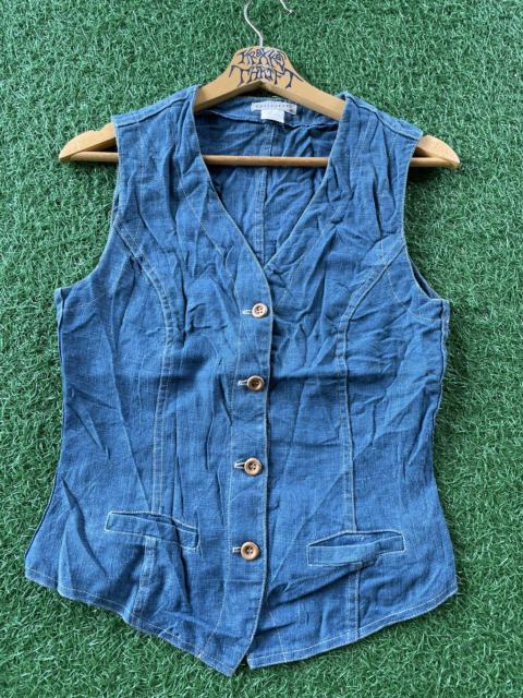 Other Designers Vintage - Vintage Equipment Denim Vest Japan