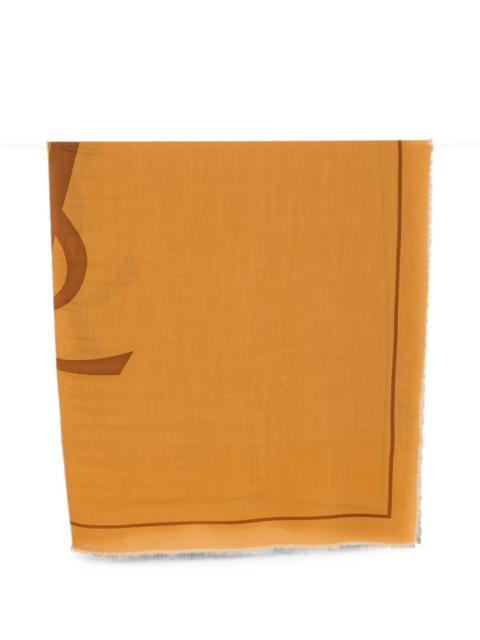 SAINT LAURENT Saint Laurent Women Logo Wool Foulard