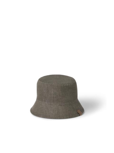 Brunello Cucinelli Brunello Cucinelli Bucket hat with logo in Green at Nordstrom
