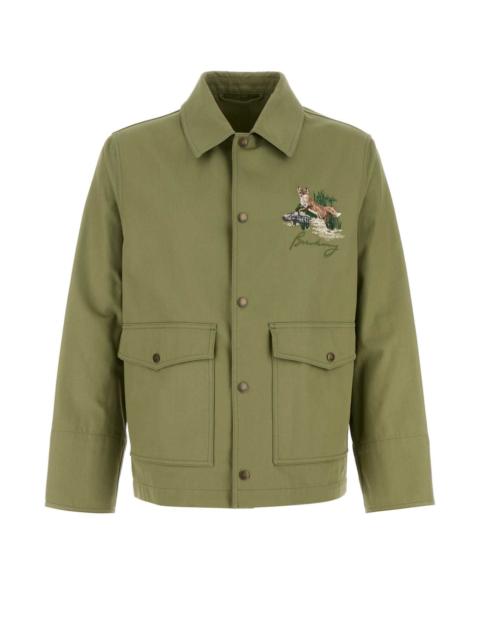 Burberry Burberry Men Green Cotton Jacket