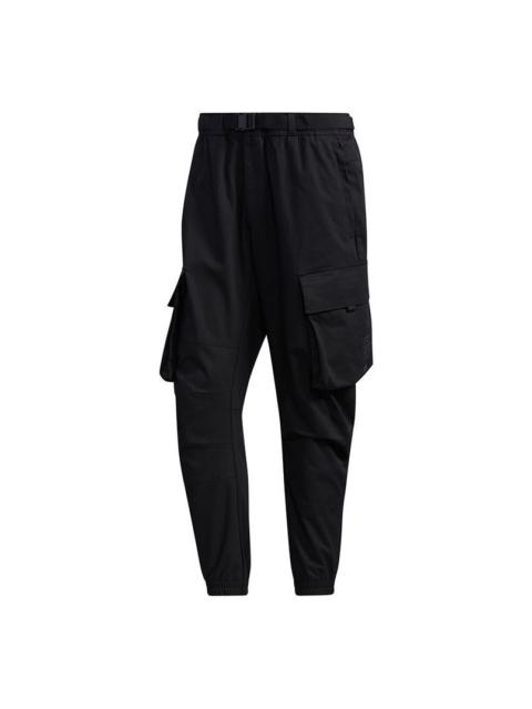 adidas adidas Th Pnt Cargo Leisure Sports Big Pocket Suit Trousers Men's Black GM4418