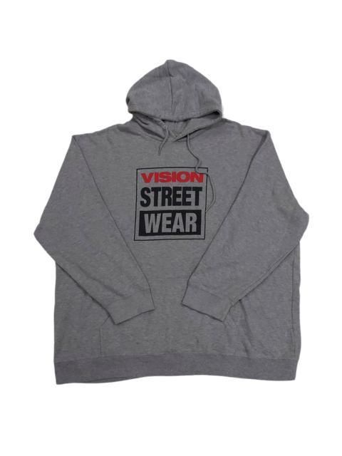 Other Designers RARE! VISION STREETWEAR BIG BOX LOGO HOODIE (SIZE 7L)