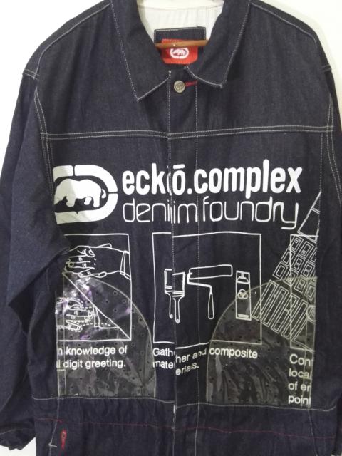 Other Designers Ecko Unltd. - Overall Denim Jean Ecko Unltd Nice Design
