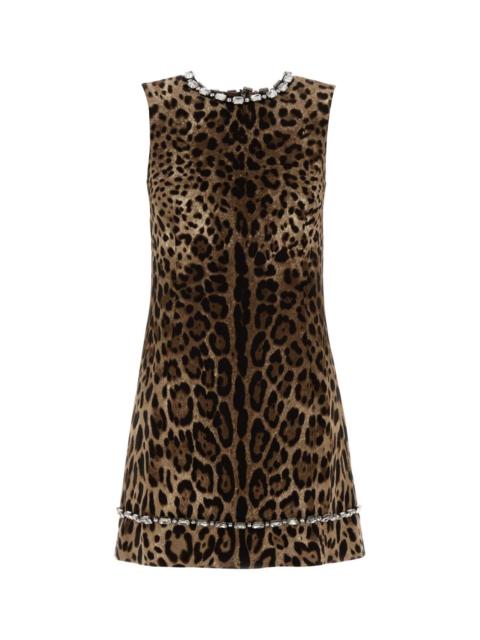 Dolce & Gabbana Dolce & Gabbana Women Printed Stretch Cady Mini Dress