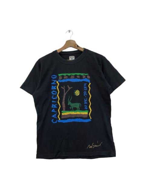 Moschino Vtg MOSCHINO JEANS CAPRICORNO Tee Shirt Made In Italy