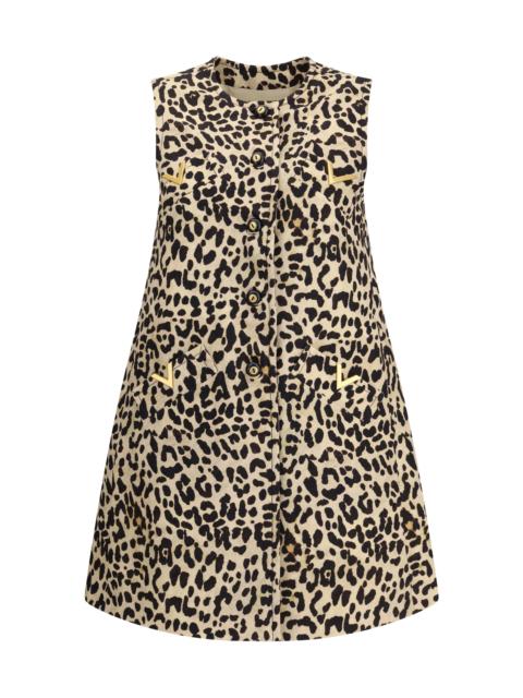 Valentino Valentino Women Leopard-Print Long Vest