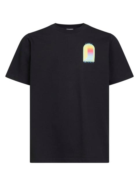 CASABLANCA Casablanca Men Black L'arche Organic Cotton T-Shirt<Br/>