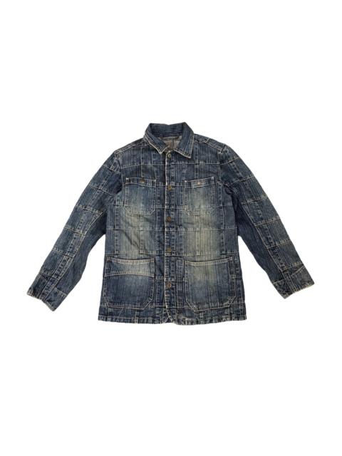 Other Designers Workers - Unbranded Patchwork Kapital Style Chore Denim Jacket