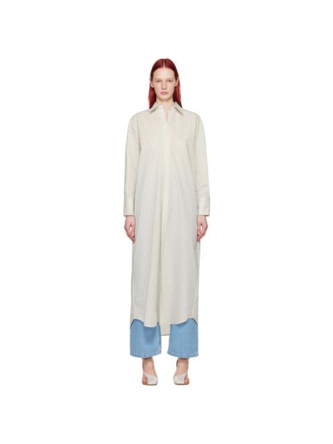 LA COLLECTION Off-White Freda Midi Dress