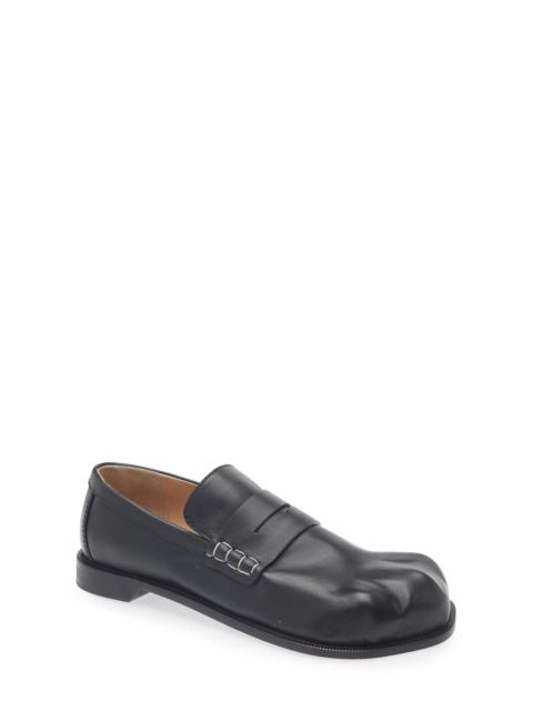 JW Anderson JW Anderson Paw Penny Loafer in Black 999 at Nordstrom