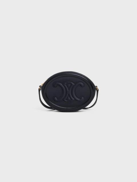 CELINE Celine Triomphe Oval Purse Cuir Crossbody
