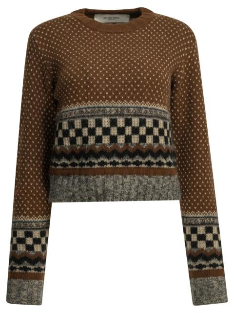 Golden Goose Golden Goose Journey Crew-neck Sweater Brown