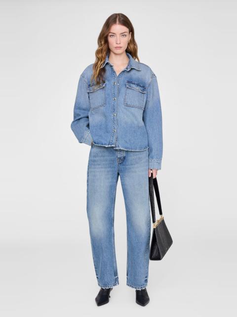 ANINE BING ANINE BING Paxton Shirt in Baltic Blue at Nordstrom