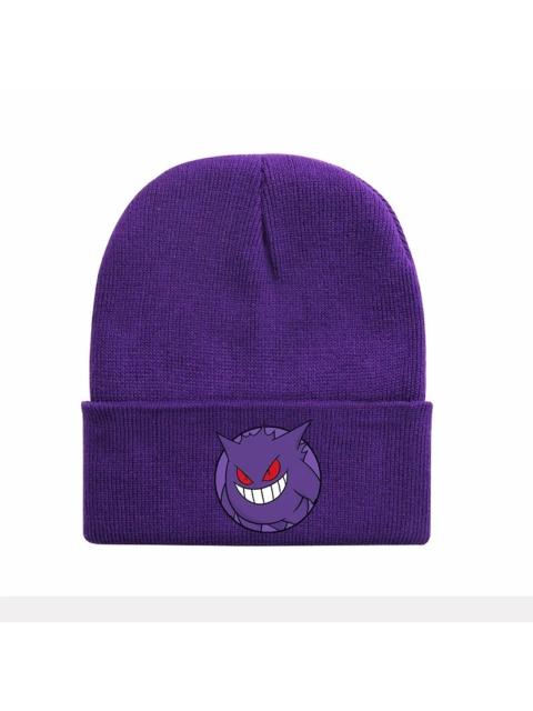 Other Designers Y2K Anime Purple Gengar Pocket Monster Beanies Winter Warm Hat Cute Kid Cap 