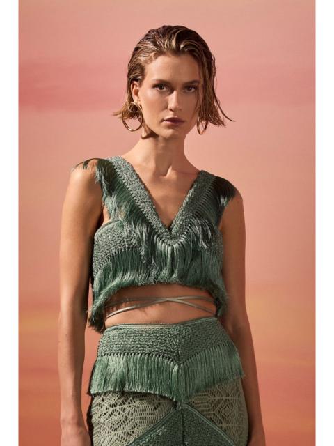 PatBO SAMBA FRINGE TOP