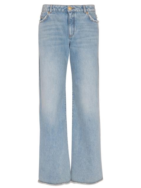 Balmain Raw Edge Straight Jeans