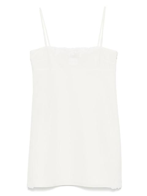 Miu Miu linen-blend dress