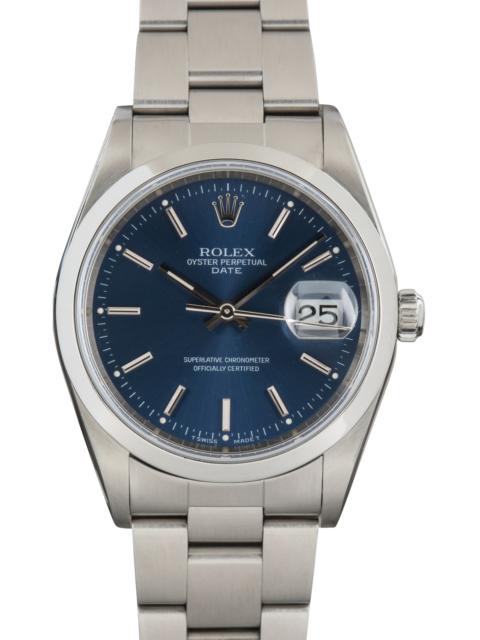 ROLEX Used Rolex Date Ref 15200 Blue Dial