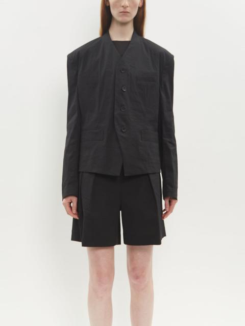 ISSEY MIYAKE Washi Paper Ensemble U Jacket — Black