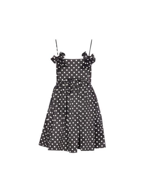 GANNI Ganni Women Polka Dots Satin Mini Dress
