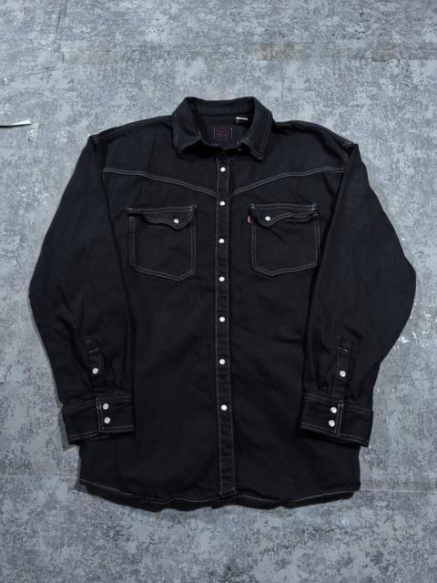 Levi's VTG levis western pear snap denim shirt heavyweight