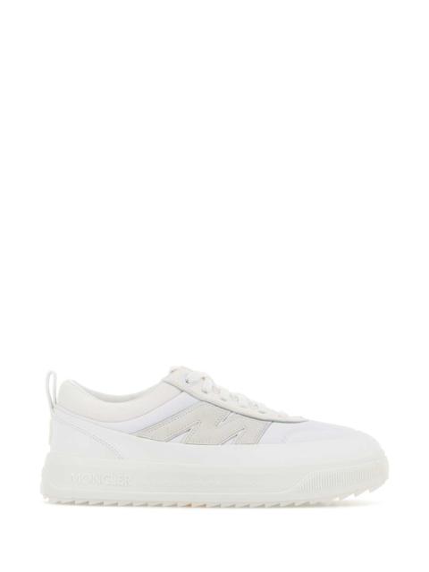 Moncler Moncler Men White Canvas Moncler Altive Sneakers