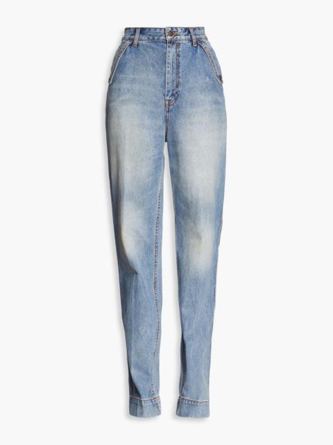 Zimmermann Faded high-rise flared jeans