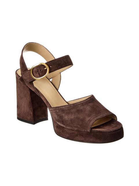 Valentino Valentino VLogo Signature 100 Suede Sandal