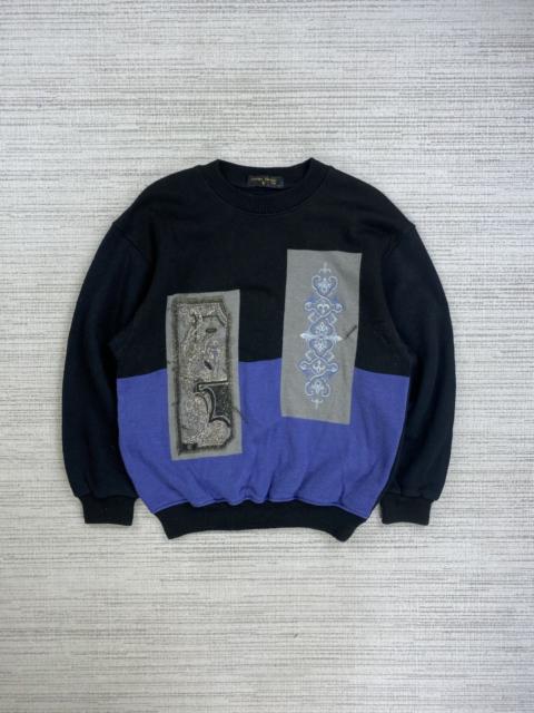 Other Designers Designer × Vintage - Vtg Rudolph Valentino Two Tone Colour Sweatshirt Nice Design