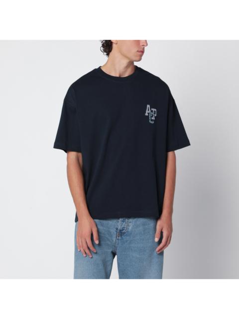 A.P.C. A.P.C. Bruno Navy Blue Cotton T-Shirt Men