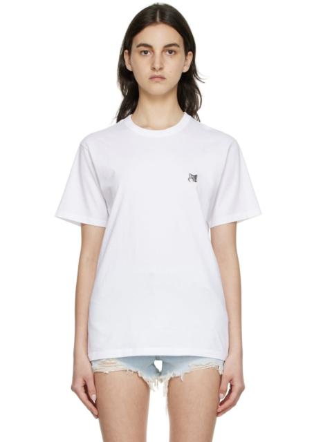 Maison Kitsuné Maison Kitsune White Fox Head T-Shirt