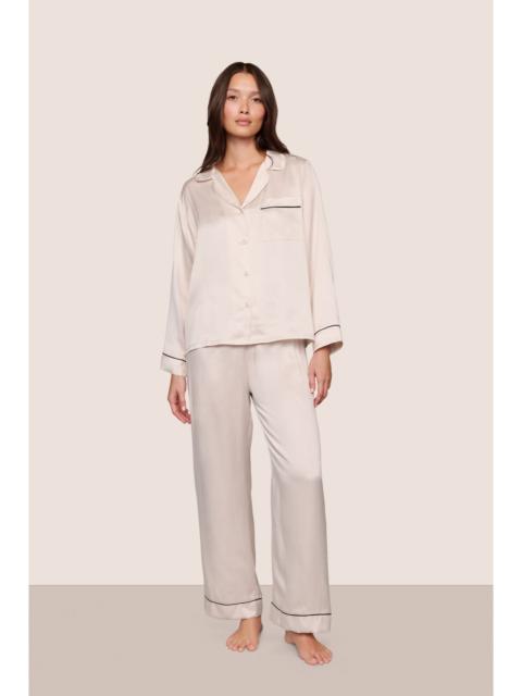 eberjey Inez Washable Silk Long PJ Set