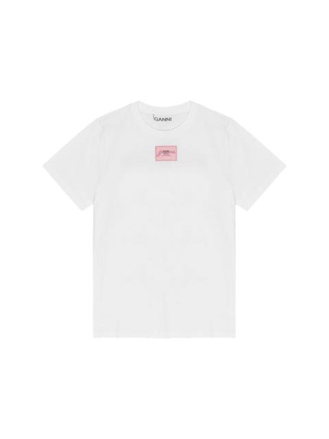 GANNI graphic-print T-shirt