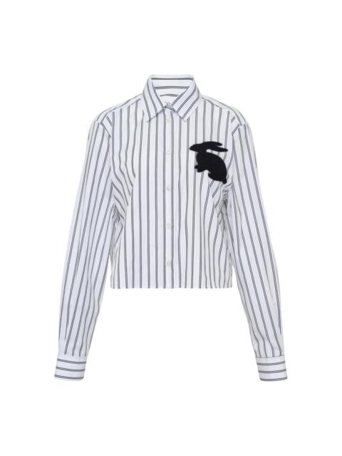 MSGM Rabbit Detail Stripe Blouse