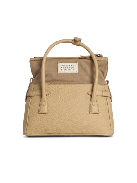 Maison Margiela '5Ac East West' Cream Leather Bag Women