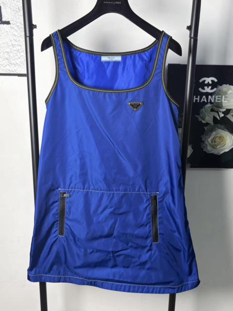 Prada Prada Nylon Blue Dress