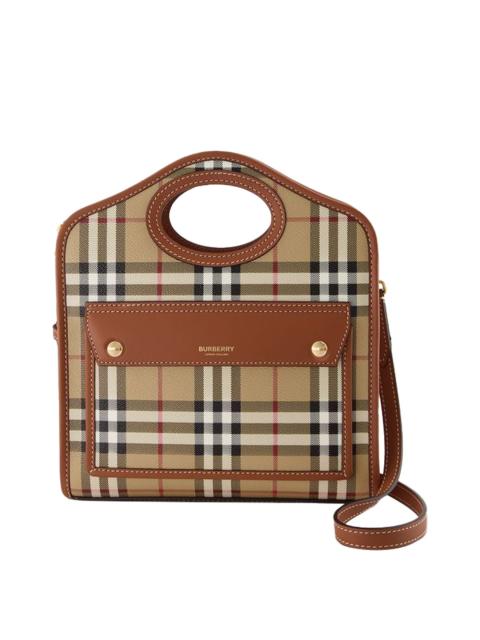 Burberry Burberry Brown Synthetic Mini Pocket, Never Carried (Authentic Pre-Loved)