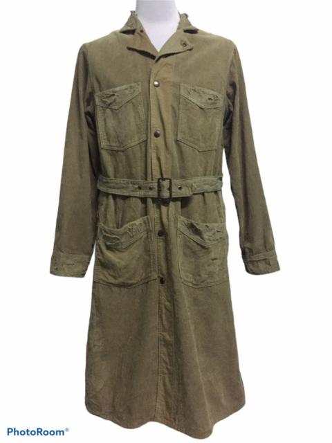 Kapital RAREST Kapital Corduroy Distress Long Jacket Military Style